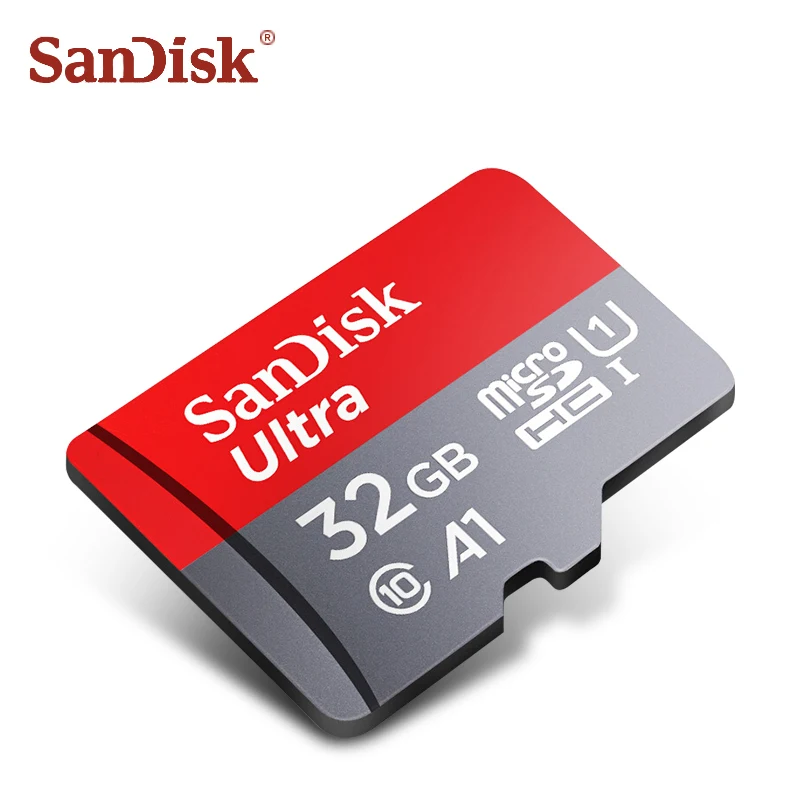 SanDisk MicroSD карты 128 Гб карта памяти класса 10 A1 98 МБ/с., объемом памяти 32 Гб или 64 ГБ ультра 32 Гб оперативной памяти, 16 Гб встроенной памяти, карта памяти TF флеш-карты Бесплатный адаптер