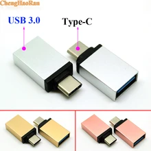 ChengHaoRan type-C адаптер USB 3,1 папа-USB 3,0 мама USB OTG Зарядка данных тип-c конвертер для Macbook для телефона Xiaomi