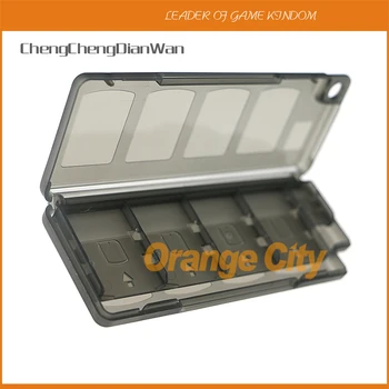 

ChengChengDianWan 10 in 1 Protective Hard Plastic Gamepad part Memory Cards Storage Box Case Holder for psv1000 psv2000 10pcs