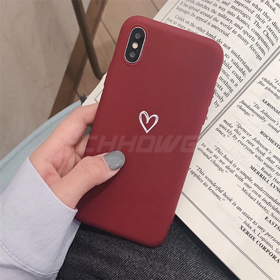 Милый силиконовый матовый чехол с рисунком для iPhone X XR XS Max 6 6s 7 8 plus 5 5S SE чехлы ярких