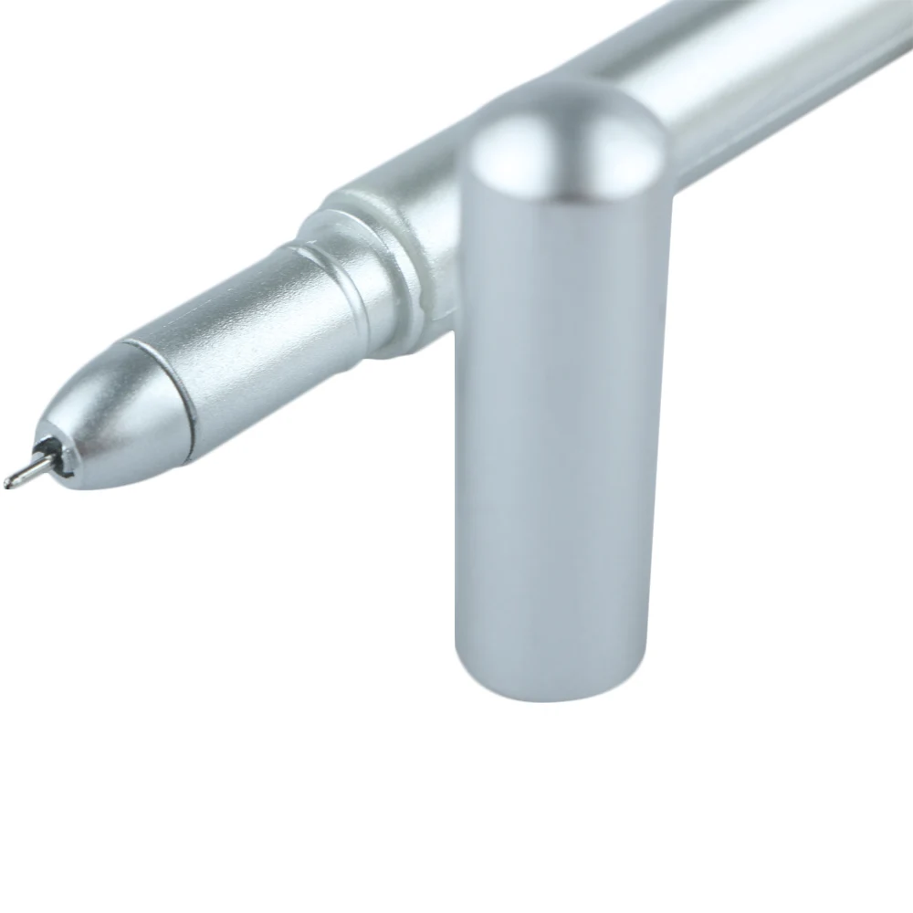 2 шт. новые ретро креативные перо прочная гладкая металлическая ручка черные чернила нейтральная ручка персональные канцелярские принадлежности