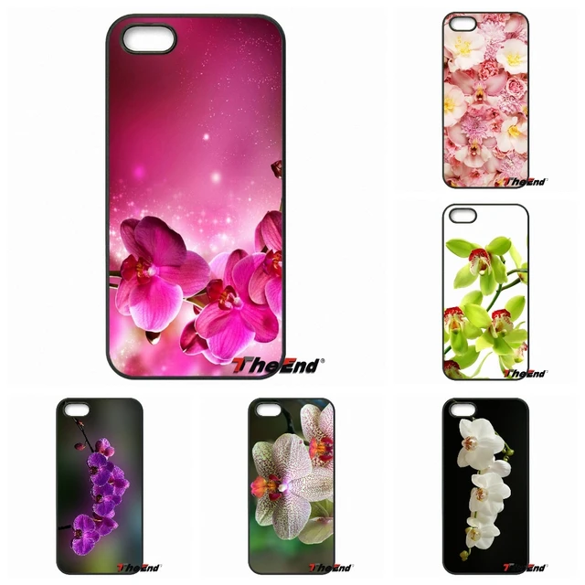 Orchid Flowers Hd Wallpaper Protective Cover Case For Iphone X 4 4s