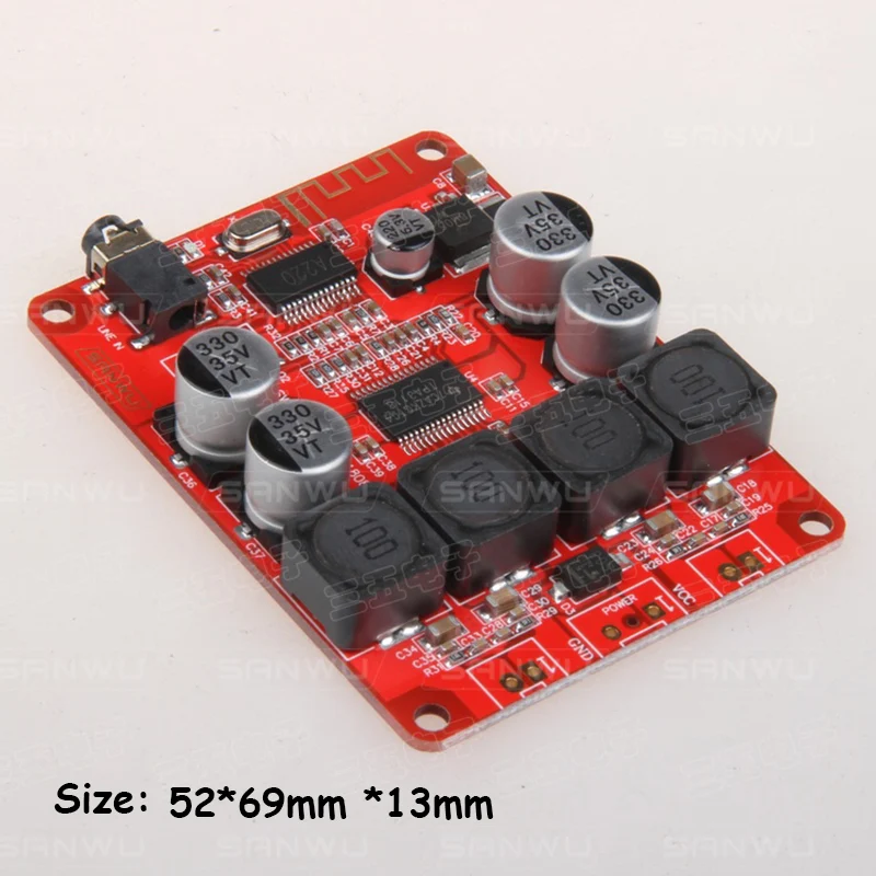 TPA3118 Bluetooth 5.0 digital power amplifier 30W+30W  2.0 streo audio amplifier board 8~26VDC