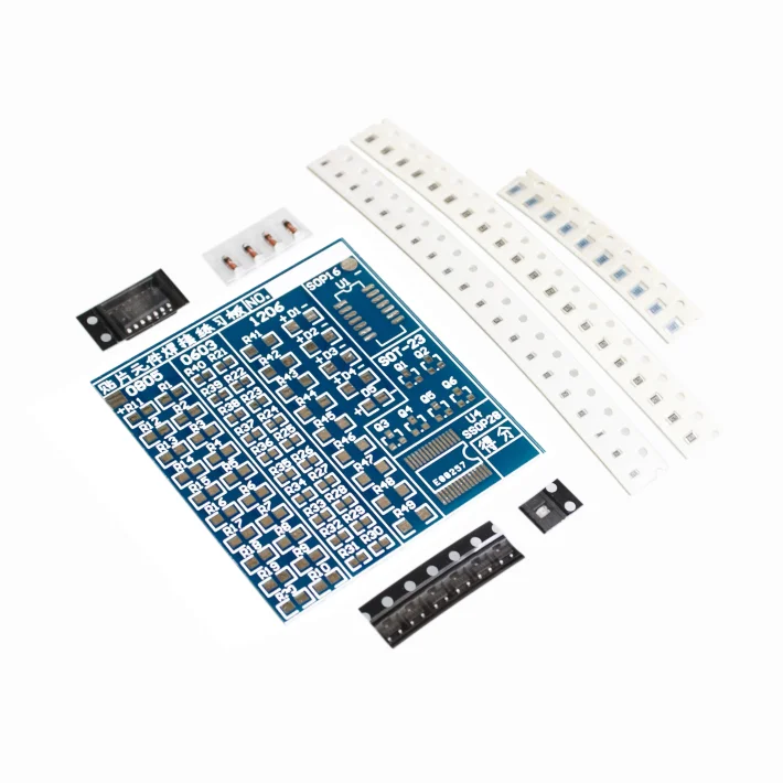 

SMT SMD Component Welding Practice Board Soldering DIY Kit Resitor Diode Transistor By start Learning Electronic