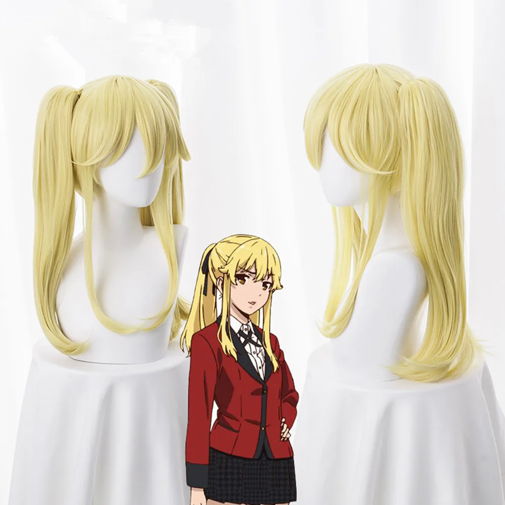 Парики для косплея аниме Kakegurui Saotome Meari Хэллоуина вечеринок сценических игр