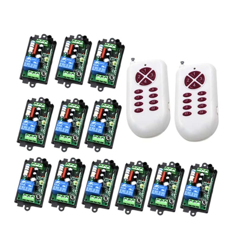 RF wireless remote control light switch 220v 110V Power Switch System