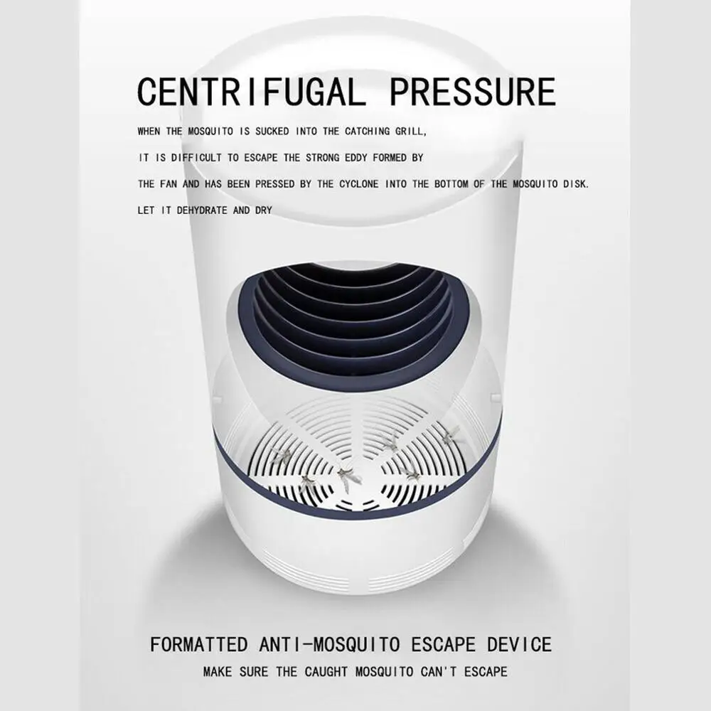 Low-voltage Ultraviolet Light USB Mosquito Killer Lamp Safe Energy Power Saving Efficient Photocata - 33020425607