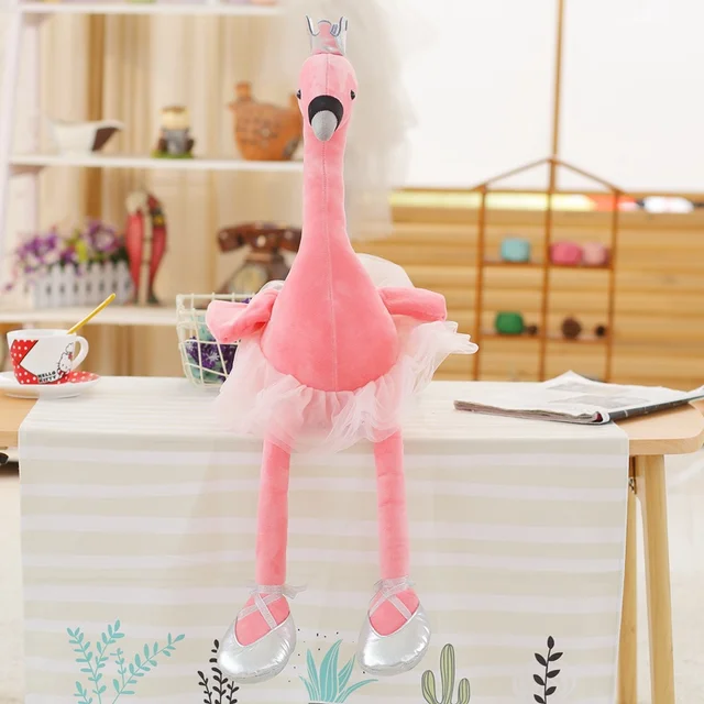 35/50/80/110cm Cute Simulation Swan Flamingo Plush Toy Stuffed Wildlife Bird Animals Soft Doll Girls Kids Lover Children Gifts