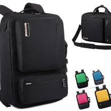 Женский Мужской рюкзак, рюкзак для путешествий, холщовый рюкзак на молнии, одноцветные повседневные Рюкзаки для ноутбука 10-17 дюймов