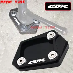 CNC Kickstand Сторона Стенд площадку для Honda CBR250F CBR250R CBR300R CBR500R CBR600F CBR650F CBR600RR CBR1000RR