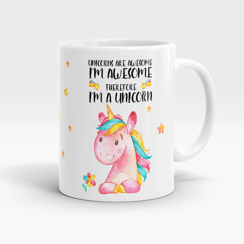 unicorn mugs unicorn cups Coffee Mugs cups ceramic tea cups home decal