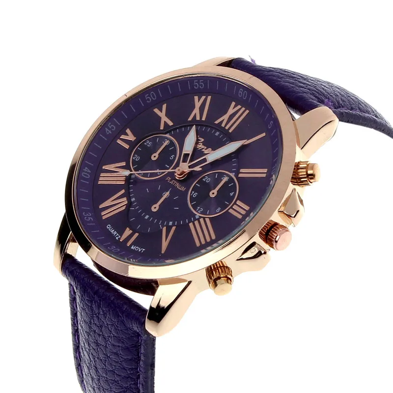 

Watch Women Casual Roman reloj mujer Leather Band Analog Quartz Wrist Watch Dress women's watch Relogio Feminino dropshipping