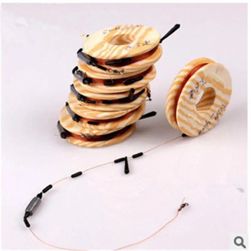 5pcs Direct Selling Fluorocarbon Pescaria New Practical Buoy + 8 Ring