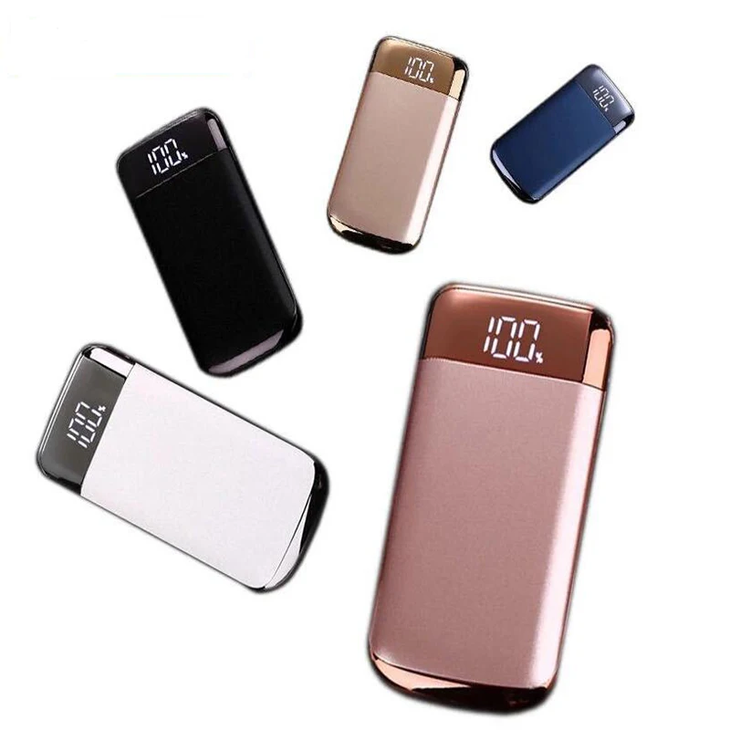 

Power Bank 10000mAh External Battery Power Bank 2 USB LCD Powerbank Portable Mobile Phone Charger External Battery Pack