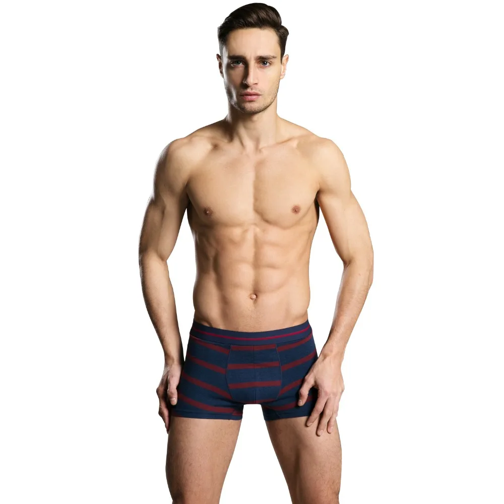 Striped Cotton Comfortable Panties Hot Sale Men Male Underwear Men's