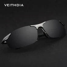 VEITHDIA Vintage Aluminum Magnesium Polarized Sunglasses Men Glasses Brand Sports Driving UV400 Sun Glasses male mens 6529