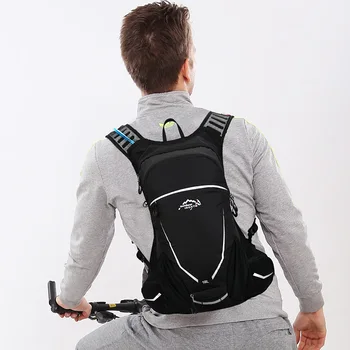 

B169 Outdoor Breathable with reflective strips Wearable Backpacks Running Sports Mountaineering Trekking marathon backpack