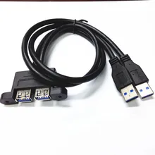 Линия внешнего переключения USB 3 штекер гнездо удлинитель