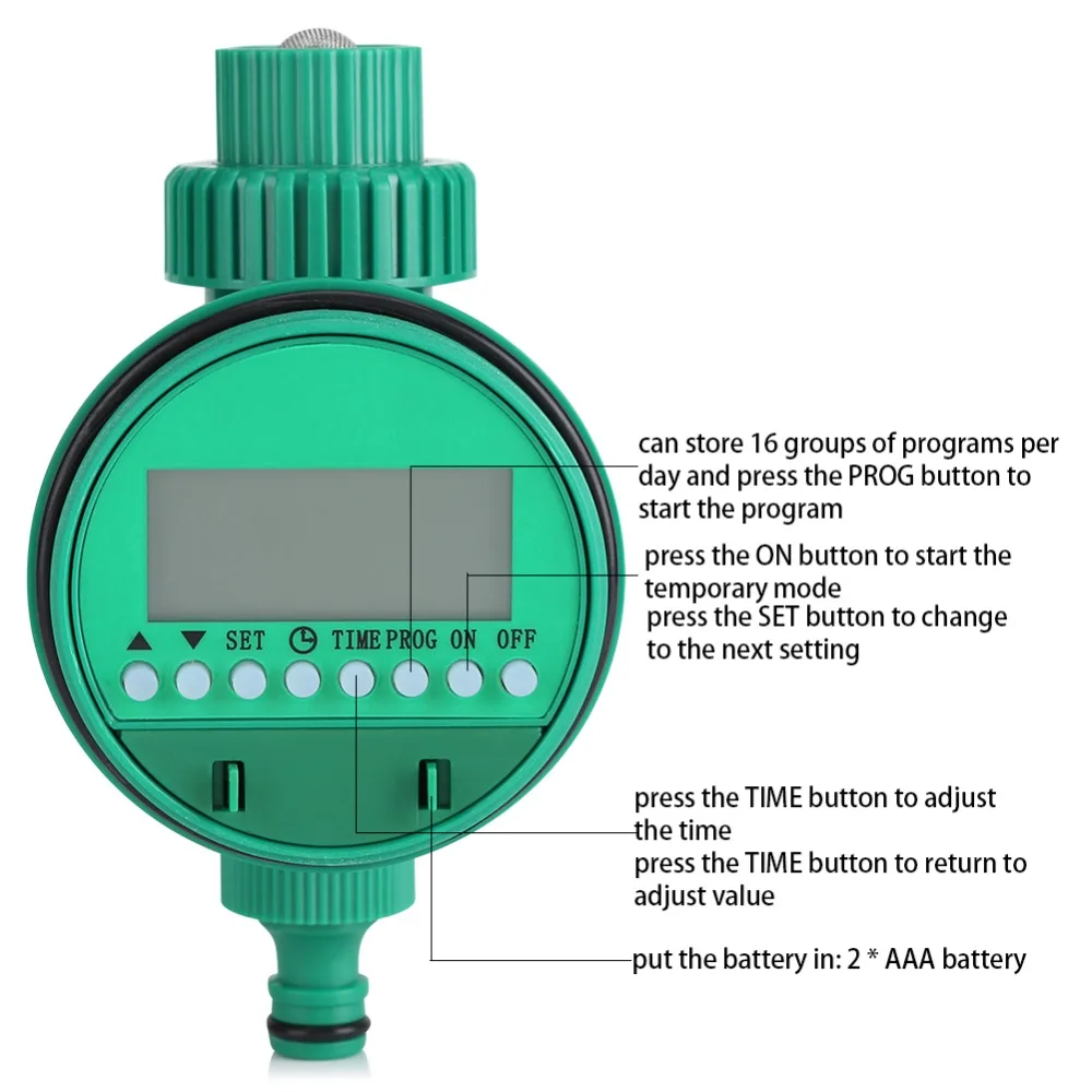 Garden Watering Timer Automatic Electronic LCD Display Home Garden Watering Timer Irrigation Controller Watering System Big Sale