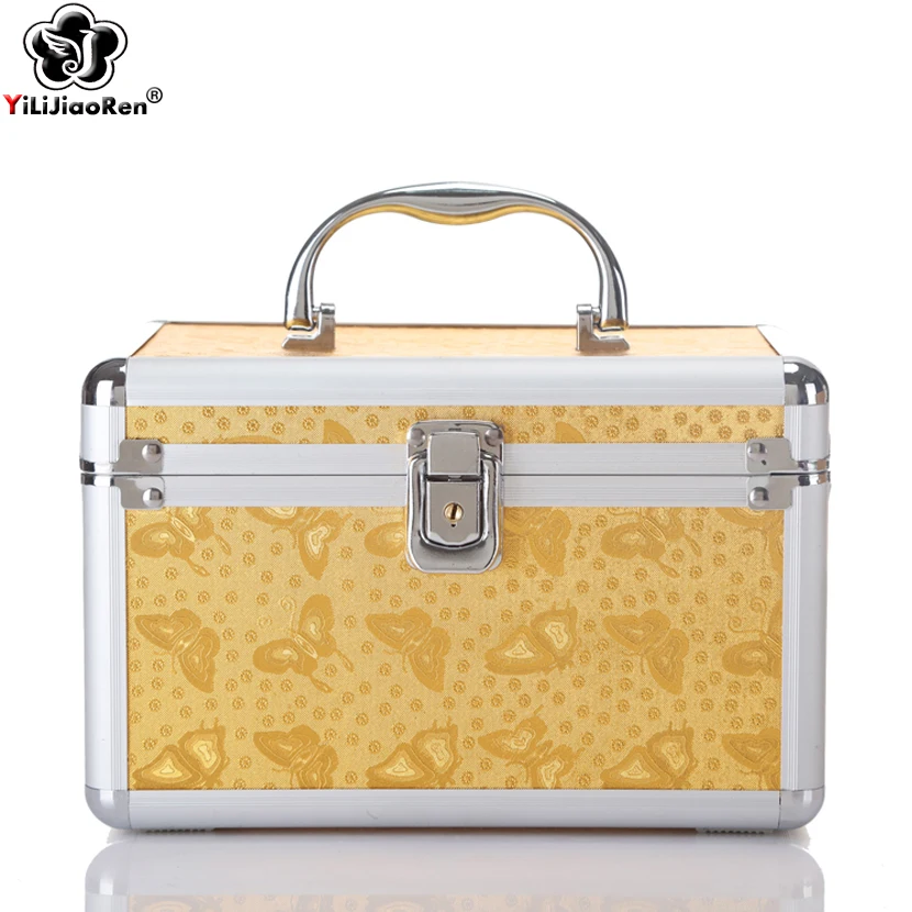 

Fashion Animal Prints Cosmetic Case Large Capacity Make Up Bags Famous Brand Leather Make Up Box Portable Travel Cosmetic Bag
