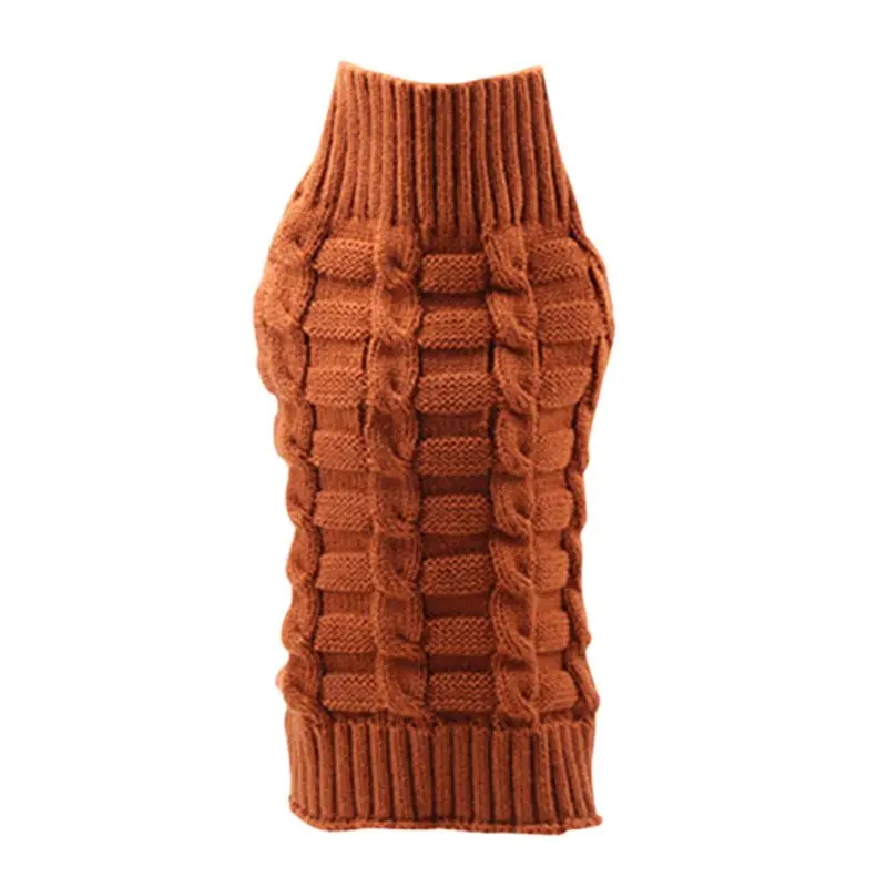 Мягкий классический свитер для собаки осень и зима имитация кашемира витой свитер для маленьких средних и больших собак - Цвет: C