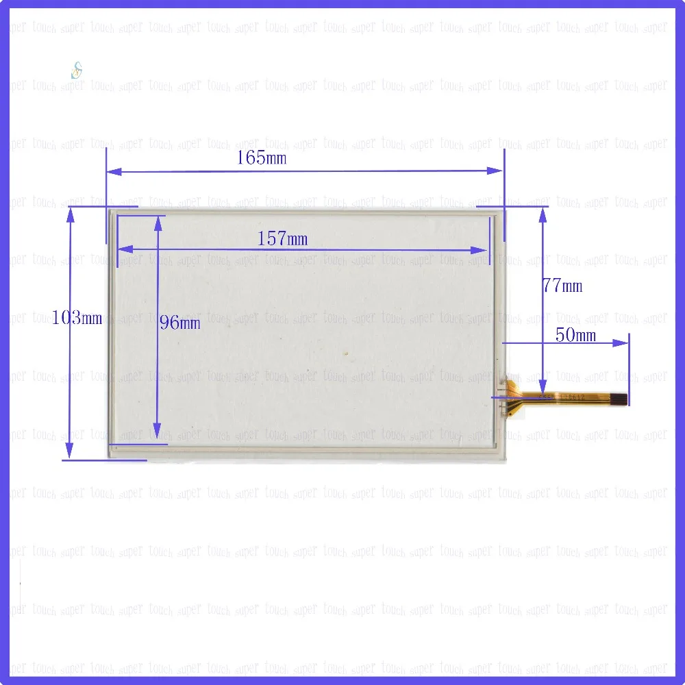 ZhiYuSun KDT-6565 165 мм * 103 7 дюймов 4-проводная резистивная сенсорная панель для