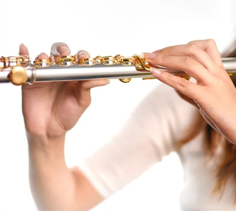 Musical Instruments Flute Cupronickel Silver Plated C Key