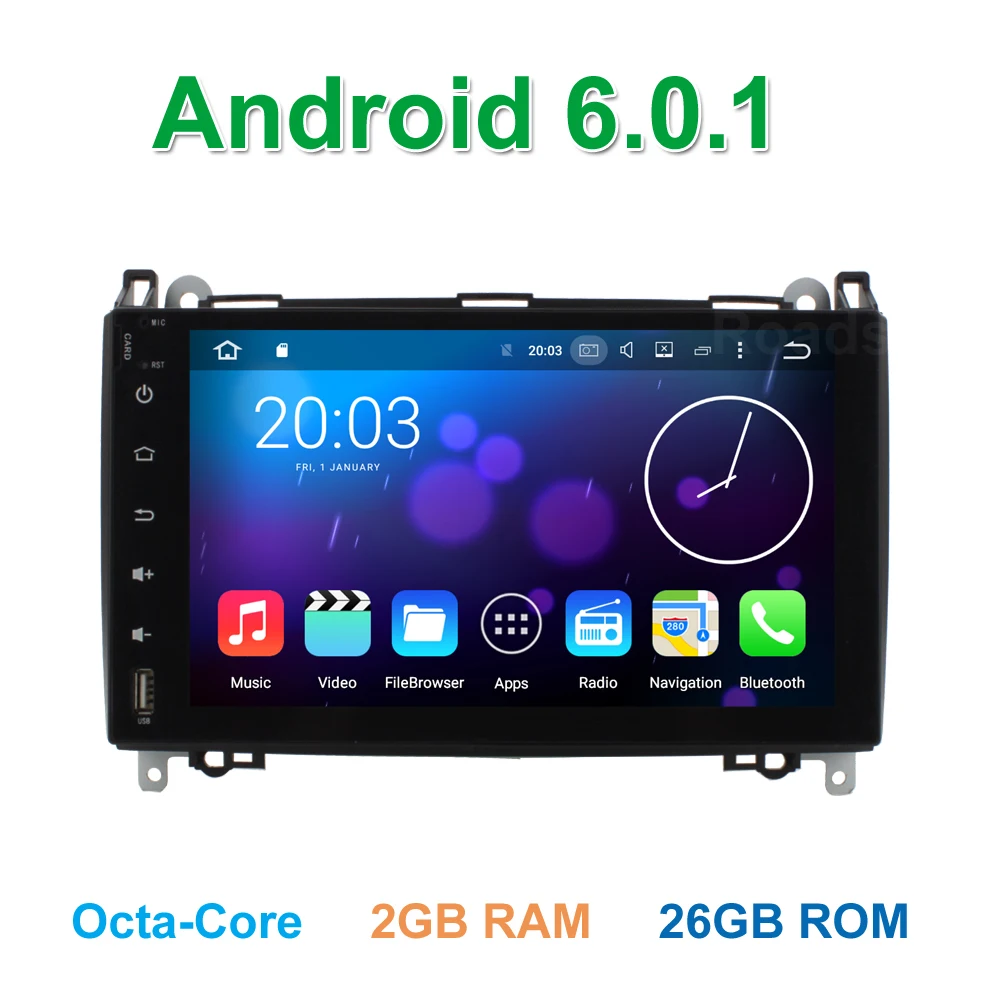 9 font b Android b font 6 0 Octa Core Car DVD For Benz Sprinter W169