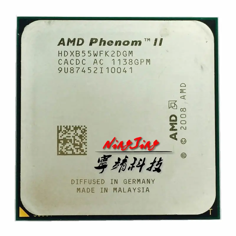 

AMD Phenom II X2 B55 3.0 GHz dual-core CPU Processor HDXB55WFK2DGM Socket AM3
