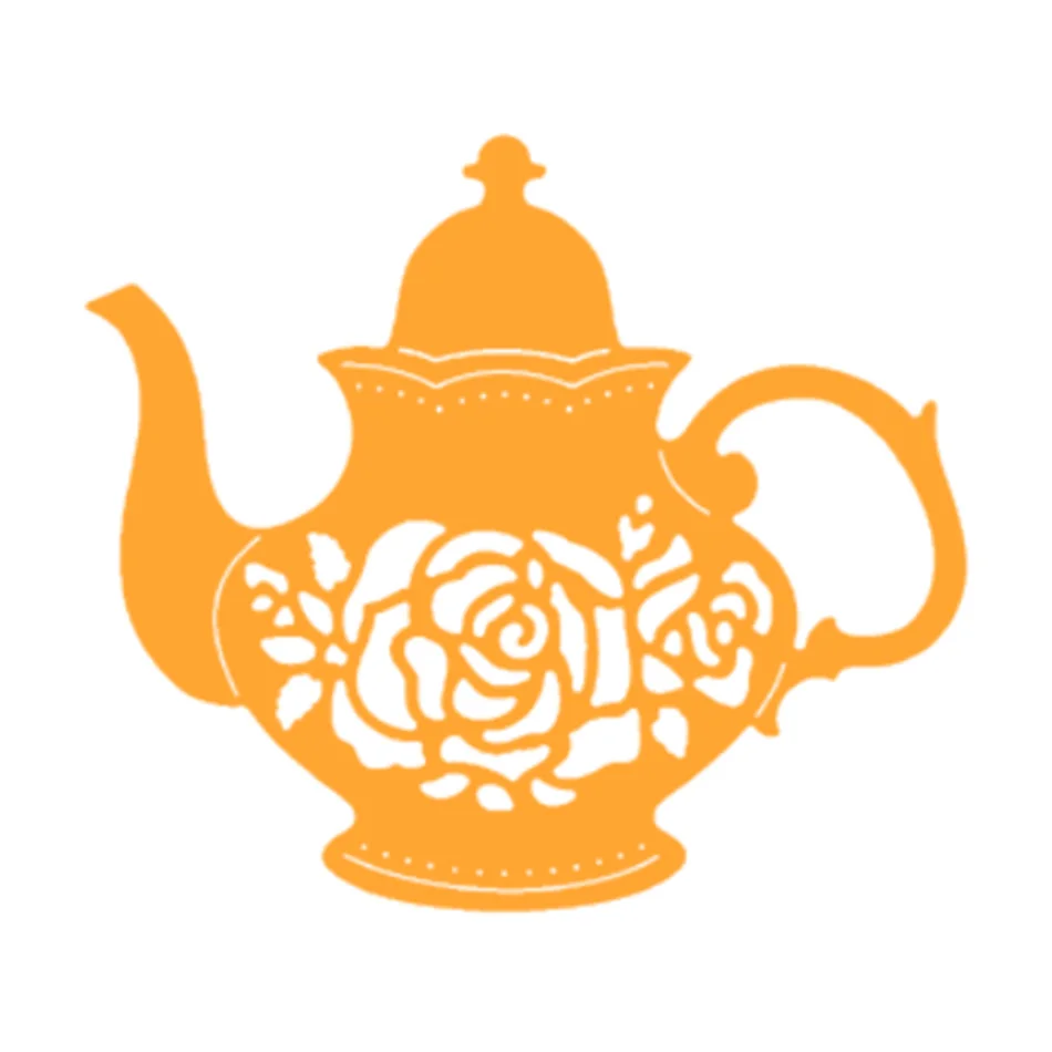 

DiyArts Teapot Dies Metal Cutting dies Stencil Scrapbooking dies Embossing Handcrafts Paper Card DIY Craft Cut die