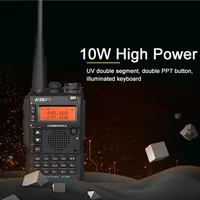 10W Walkie Talkie Long Range Tri-band Dual Antenna Dual PPT Waterproof Handheld Professional Walkie-talkie Radio Transmitter 1
