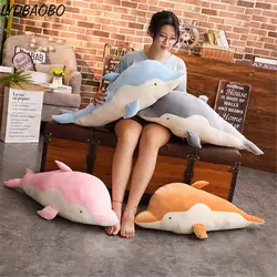 90 см Большой дельфин мягкая подушка кукла милые детские Дельфин плюша Младенческая Прекрасный животных, игрушки для девочек на день
