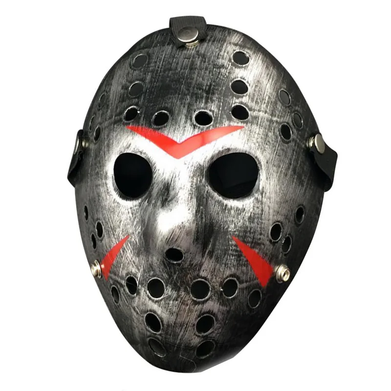 

Party Cosplay Vintage Halloween Masks Jason Freddy Hockey Mask Delicated Thick PVC Safety Festival Party Supplies Halloween