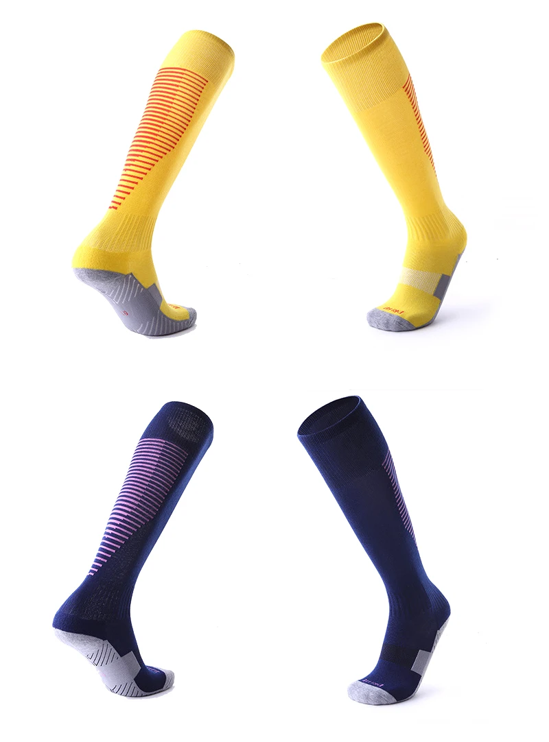 Onedoyee взрослые футбольные носки противоскользящие футбольные носки мужские футбольные гетры до колена теплые плотные дышащие спортивные носки