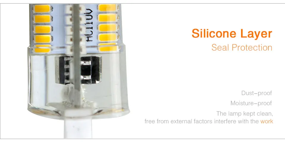 Silicone LED Corn Bulbs E11 E12 E14 E17 G4 G8 G9 LED Bulb Lamp 220V 110V  (17)