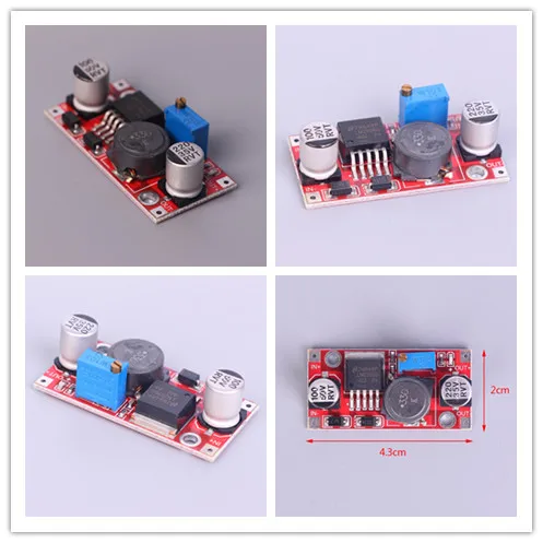 

DC-DC 3.2-40V CC Adjustable Max 3A Step Down Buck Charging Board LM2577S LM2596S Power Charger Converter Module