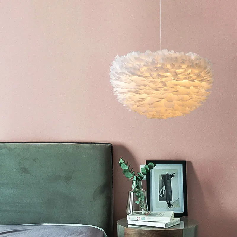  Bedroom chandelier romantic Nordic modern bedroom led lamp living room chandelier hotel lobby perso - 33015324014