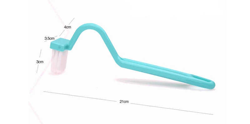 Горячая изогнутая маленькая ванная комната очиститель для туалета щетка угловой обод очиститель изогнутая ручка чаши
