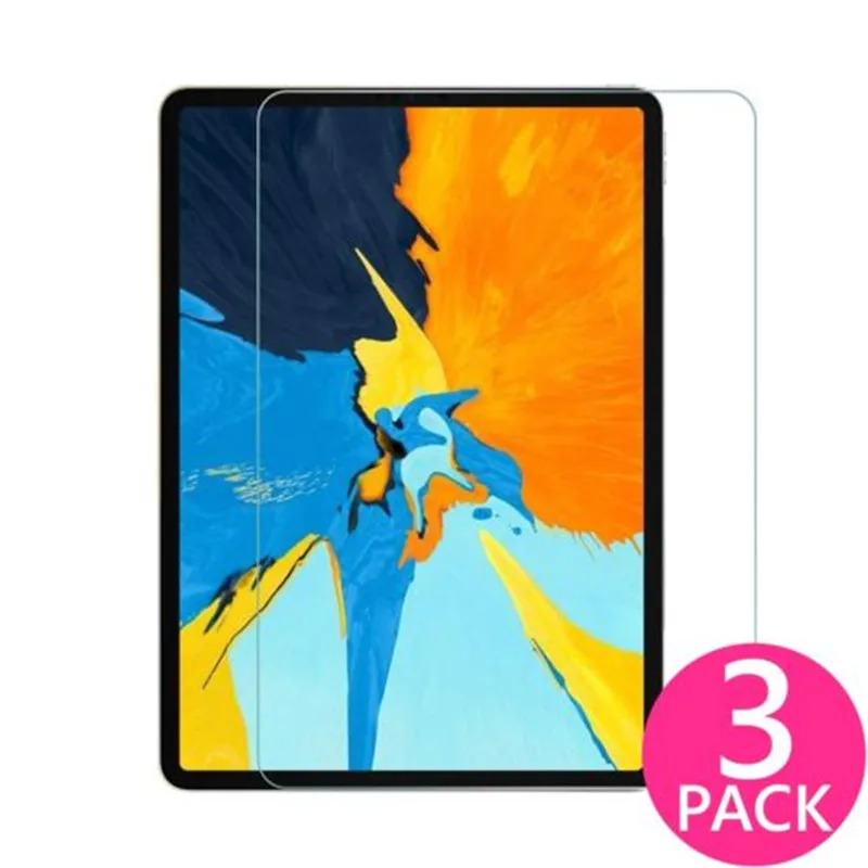 

3X Clear Screen Protector PET film Shield for Apple iPad Pro 11" 12.9" 2018 Version