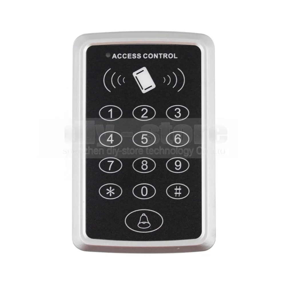 DIYSECUR 125 кГц RFID Пароль Клавиатура система контроля допуска к двери с электронным