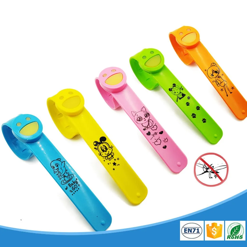 

Mosquito Snap Buglet Smile Anti Slap Bracelets with Citronella Oil killer house living pest control repellent indoor 19jul2