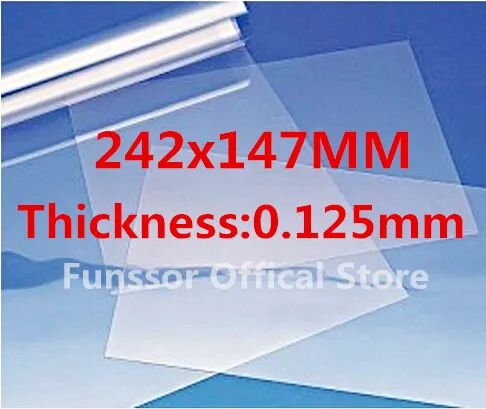 Special Price Funssor  Quality SLA DLP 3D printer parts UV resin  With  Stick Reservoir Coating flim 242*147mm size