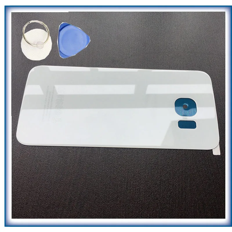 

Ekvinor Rear Panel Glass Battery Back glass For Samsung Galaxy S6 edge G920 G920F G920P G925 G925F + Adhesive Sticker with tools