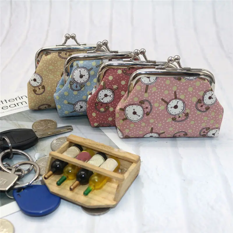  Women's Dots Coin Purse Money Bag Change Card Holders Small women's wallet clutch portfel cuzdan billetera carteira 40MA2013