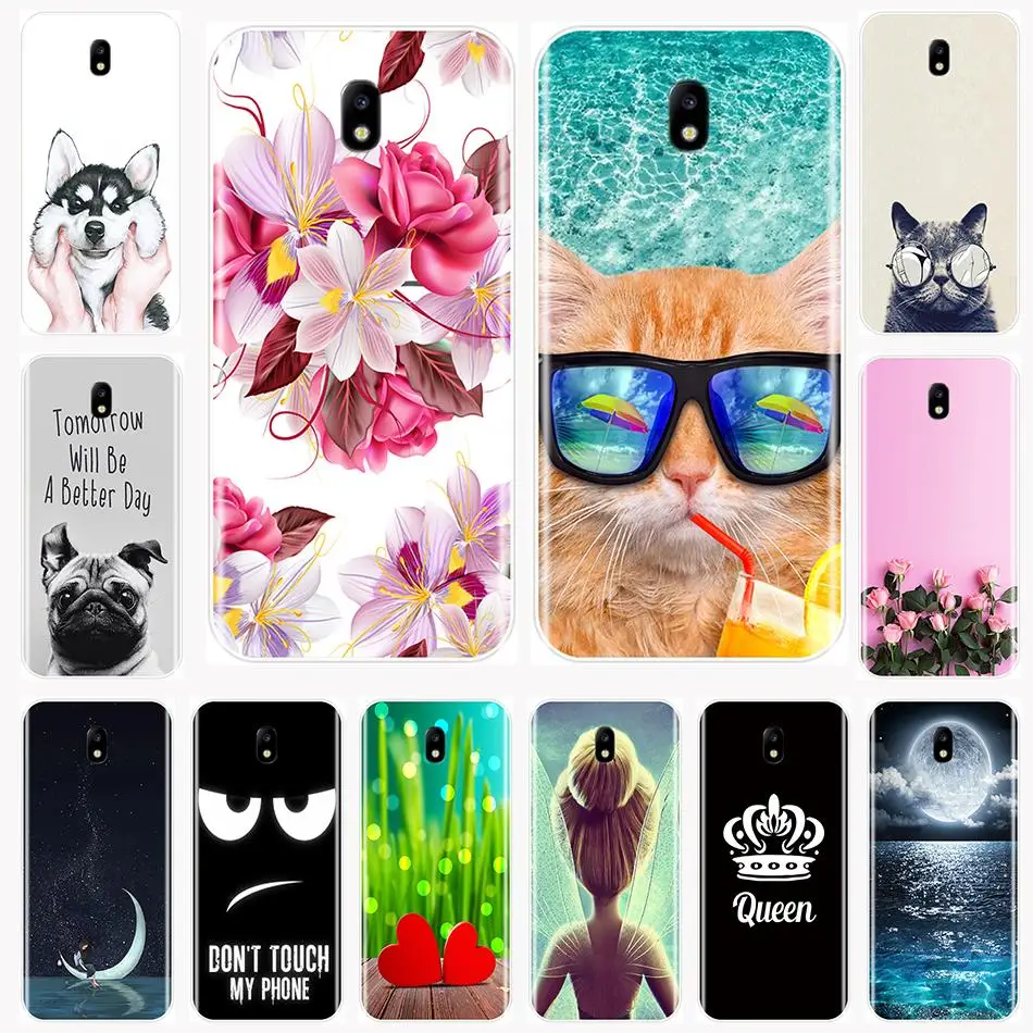 

Phone Case For Samsung Galaxy J3 J4 J5 J6 J7 2016 2017 Soft Silicone New Cute Painted Back Cover For Samsung J2 J5 J7 Prime Case