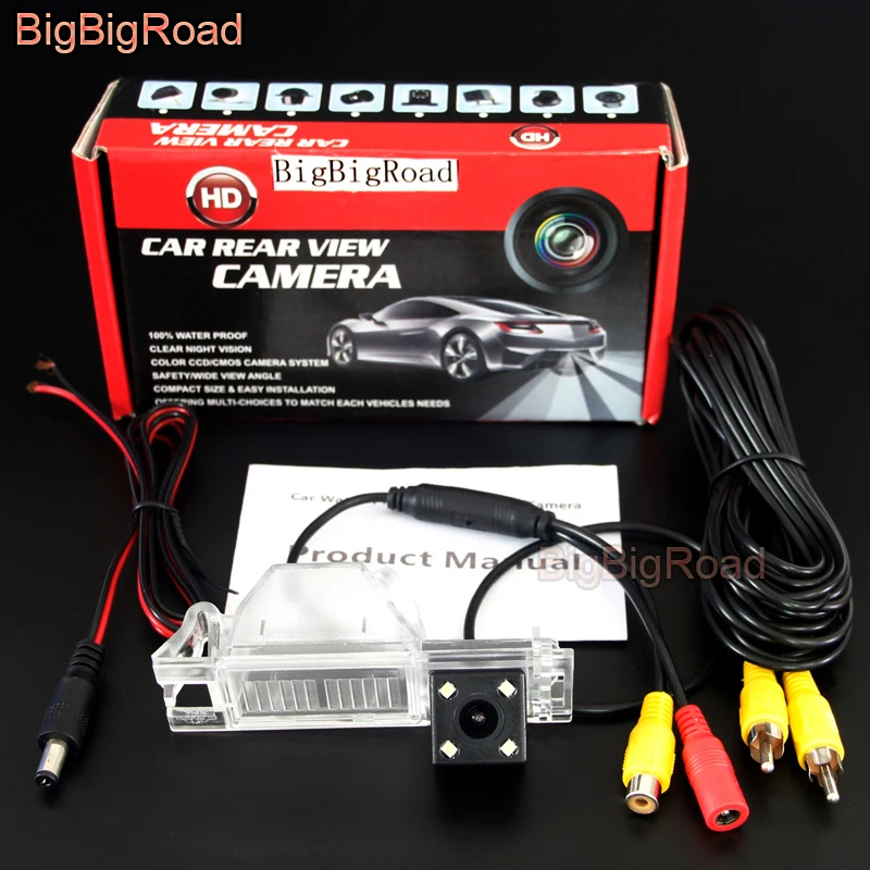Камера заднего вида BigBigRoad парковочная CCD камера для Hyundai IX35 New Tucson 2005 2006 2007 2008 2009 2010