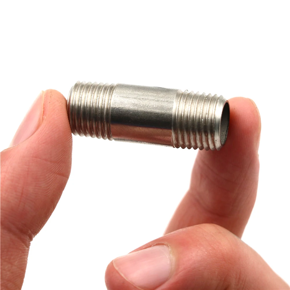 1 шт. Шестигранная резьба Nipple1/4 &quotПапа x 1/4&quot Папа 304 нержавеющая сталь BSPP