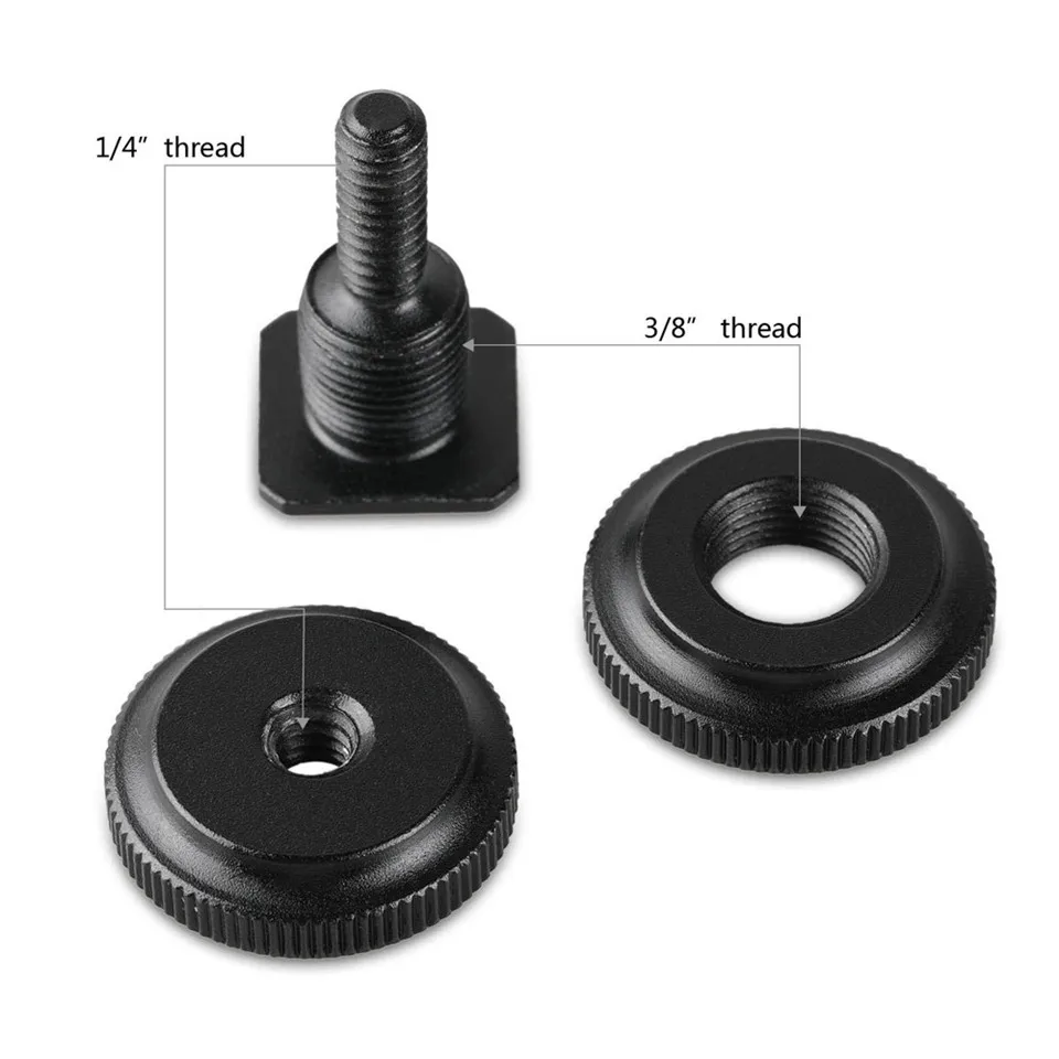 Адаптер для холодного башмака SmallRig (2 шт.) с 3/8 &quotна 1/4&quot винт резьбой крепления на