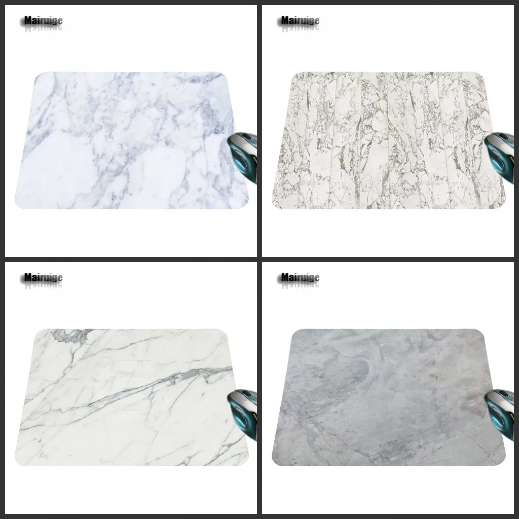 Mairuige Custom Print Image Floor Marble Pattern Rectangle Rubber Anti-Slip Mouse Pad Laptop Gaming Mouse Pad 220x180x2mm Gift
