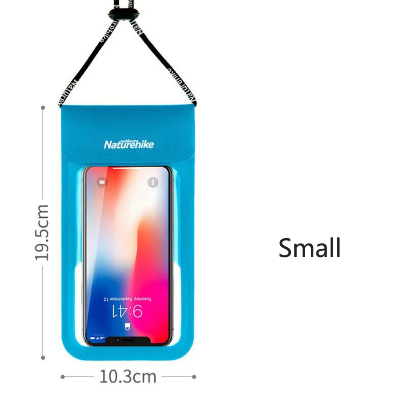NatureHike Чехол для мобильного телефона водостойкая подводная сумка для хранения сухой Чехол для каноэ каяк рафтинг Дрифтинг сумка для плавания - Цвет: S BLUE
